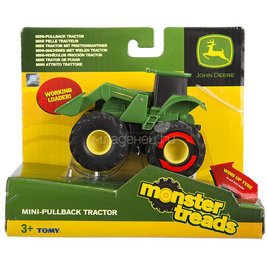 Машинка Tomy реверсивная Monster Treads В ассортименте (Самосвал, Трактор, Бульдозер) 3