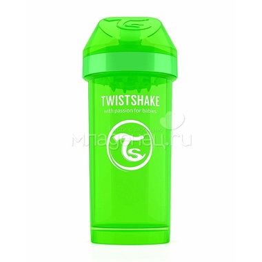 Поильник Twistshake Kid Cup 360 мл (с 12 мес) зеленый 1