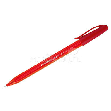 Ручка шариковая PAPER MATE INKJOY 100 с колпачком Красная 0,5 мм 0