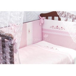 Комплект в кроватку Сонный гномик Прованс Розовый