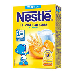 Каша Nestle молочная 220 гр Пшеничная с тыквой (1 ступень)