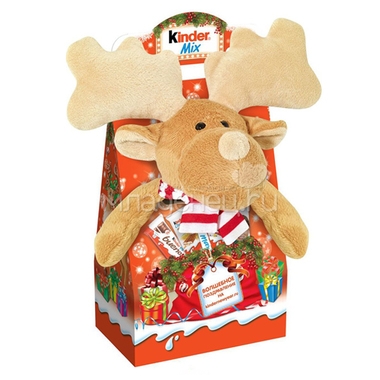 Набор подарочный Kinder МИКС с плюшевой игрушкой 137,5 гр 5