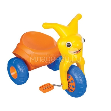 Велосипед трехколесный Pilsan "Clown" Оранжево-желтый 0