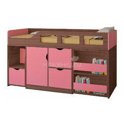 Набор мебели РВ-Мебель Астра 8 Дуб шамони/Розовый