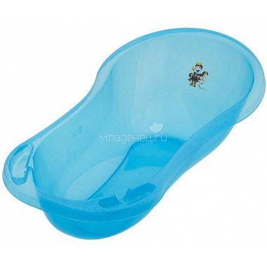 Ванна детская OKT Принц 100 см цвет - голубой (прозрачный пластик) 0