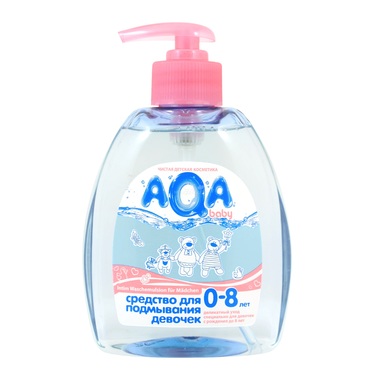 Средство для подмывания AQA baby для девочек 300 мл 0