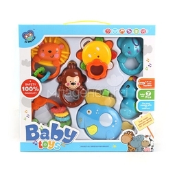 Погремушки-подвесы Baby Toys 7 игрушек в упаковке 100655216