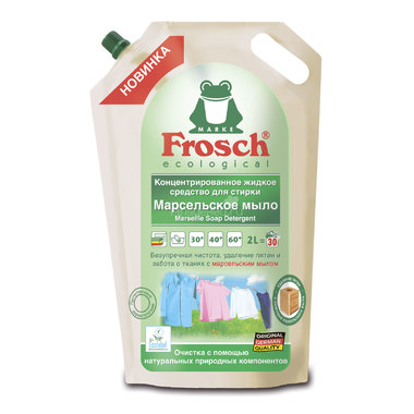Средство для стирки Frosch Марсельское мыло 2000 мл 0