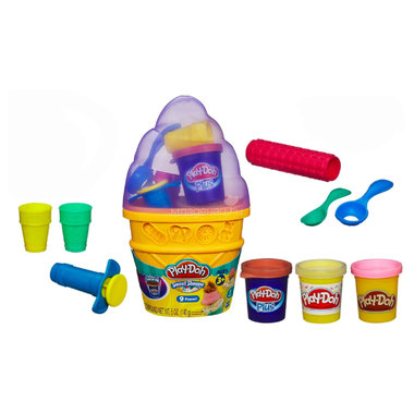 Набор для лепки Play-Doh Контейнер с мороженным 0