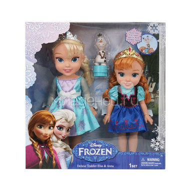 Набор кукол Disney Princess 2 куклы и Олаф Холодное Сердце 0