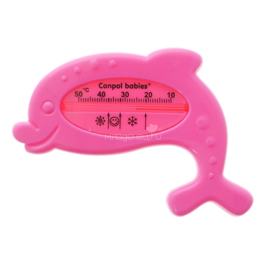 Термометр для ванны Canpol Дельфин" Цвет розовый 0