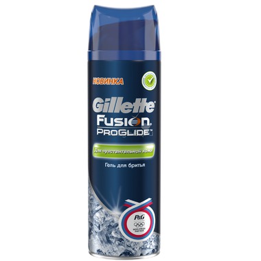 Гель для бритья Gillette 200 мл Fusion ProGlide Sensitive для чувствительной кожи 0