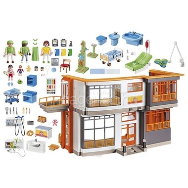 Игровой набор Playmobil Меблированная детская больница 1