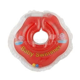 Круг на шею Baby Swimmer с 0 мес (3-12 кг) Красный