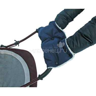 Муфта для коляски Чудо Чадо для защиты рук от холода на кнопках Зеленый 2