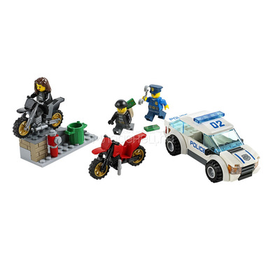 Конструктор LEGO City 60042 Погоня за воришками-байкерами 0
