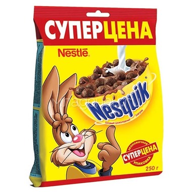 Готовые завтраки Nestle 250 гр Шоколадные шарики Пакет NESQUIK 0