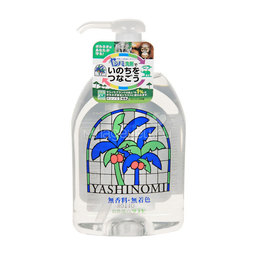 Cредство для мытья посуды Yashinomi (Saraya) овощей и фруктов 600 мл (с дозатором)