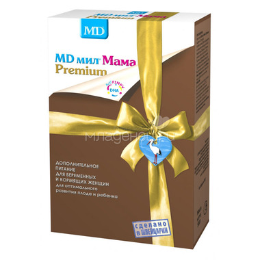 Сухая смесь MDмил Мама для беременных и кормящих мам Premium в коробке (500 гр) 0