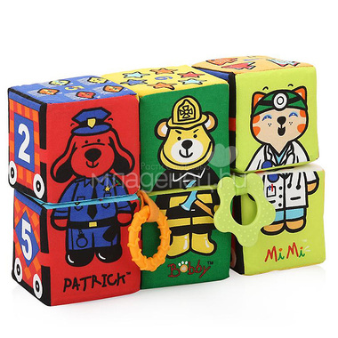 Развивающая игрушка K's Kids Кубики-пазлы с 12 мес. 1