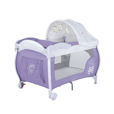 Кровать-манеж Happy Baby Lagoon Lilac 0