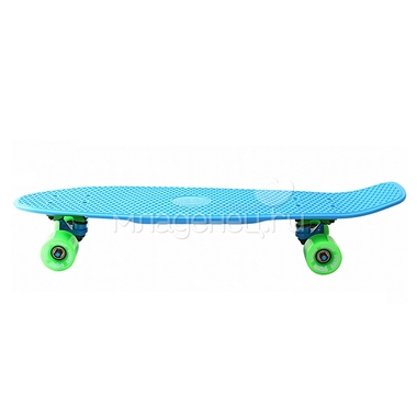 Скейтборд Y-SCOO Big Fishskateboard 27" винил 68,6х19 с сумкой Blue/Green 2