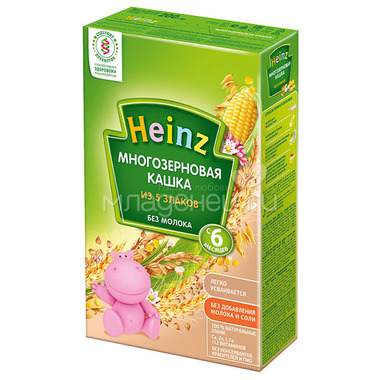 Каша Heinz безмолочная 200 гр Многозерновая из 5 злаков (с 6 мес) 0