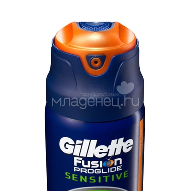Гель для бритья Gillette Fusion ProGlide 170 мл Active sport для чувствительной кожи 1