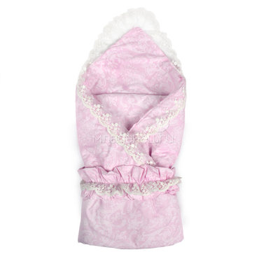 Одеяло на выписку Alis с поясом, поликоттон Розовый 0