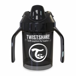 Поильник Twistshake Mini Cup 230 мл (с 4 мес) черный