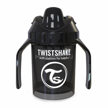 Поильник Twistshake Mini Cup 230 мл (с 4 мес) черный 1