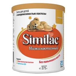 Заменитель Similac Низколактозный 375 гр с 0 мес