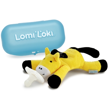 Пустышка Lomi Loki с развивающей игрушкой Силиконовая (с 0 мес) Лошадка Карла 0