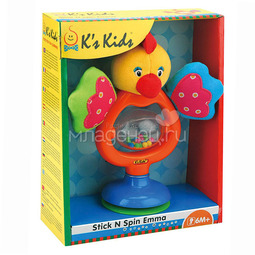 Развивающая игрушка K's Kids Курочка Эмма на присоске с 6 мес.