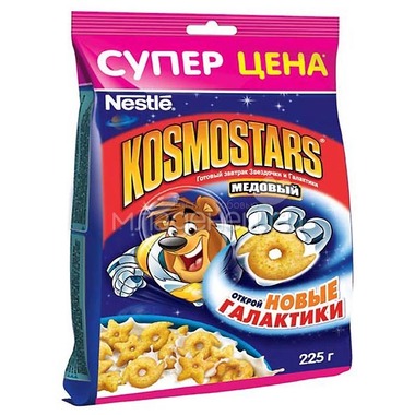 Готовые завтраки Nestle 225 гр Медовый Пакет KOSMOSTARS 0