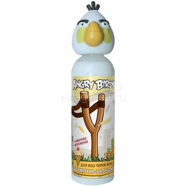 Шампунь-бальзам 2в1 Angry Birds 200 мл для всех типов волос (белая птица) 0
