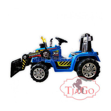 Электротрактор TjaGo с ковшом Синий 2