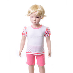 Комплект Veneya Венейя (футболка+шорты) для девочки, цвет белый 