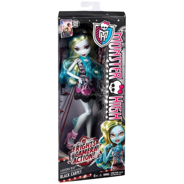 Кукла Monster High Монстры! Камера! Мотор! На чёрной ковровой дорожке Lagoona Blue 1
