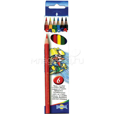 Набор карандашей цветных CARIOCA 6 цветов 0