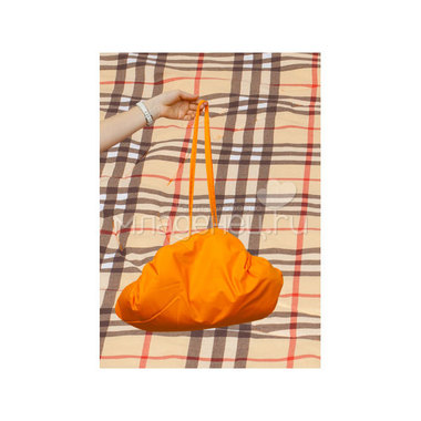 Коврик Чудо-Чадо переносной/сумка Оранжевый/Бежевая Шотландка 0