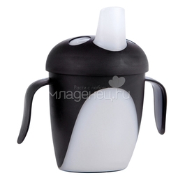 Чашка-непроливайка Canpol Babies С ручками 240 мл (с 9 мес) черная