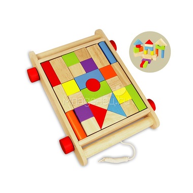 Развивающая игрушка I`m Toy Кубики в тележке 0