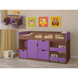 Набор мебели РВ-Мебель Астра 8 Дуб шамони/Фиолетовый