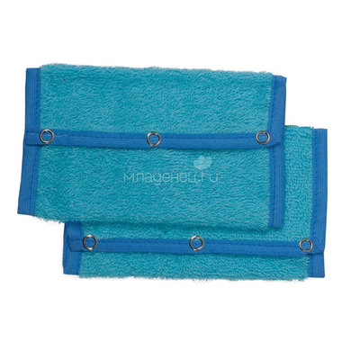 Накладки к слинг-рюкзакам Чудо-Чадо махровые голубые 4