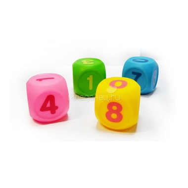 Набор кубиков ПОМА Учим цифры 1