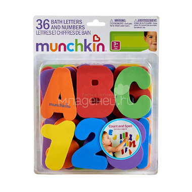 Игрушка для ванны Munchkin Буквы и цифры от 12 мес. 0