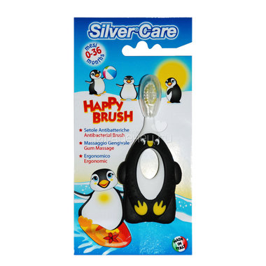 Зубная щетка для детей Silver Care Happy Brush от 6 мес до 3 лет, мягкая 0