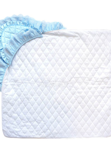 Конверт-одеяло на выписку Baby nice Бейби Найс с декоративной резинкой-фиксатором, цвет голубой  2