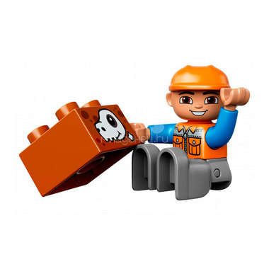 Конструктор LEGO Duplo 10811 Экскаватор-погрузчик 5